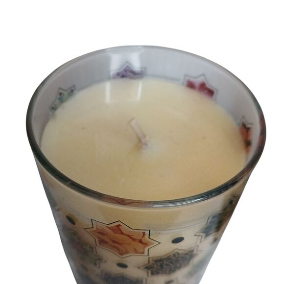 Candle Glass Vanilla Artistic Design New - Picture 6 of 10